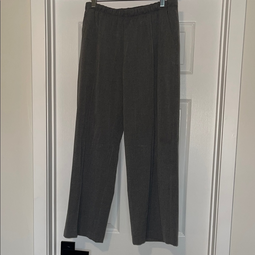 Gray Drawstring Trousers - image 3